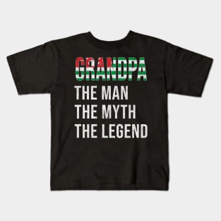 Grand Father Abkhazian Grandpa The Man The Myth The Legend - Gift for Abkhazian Dad With Roots From  Abkhazia Kids T-Shirt